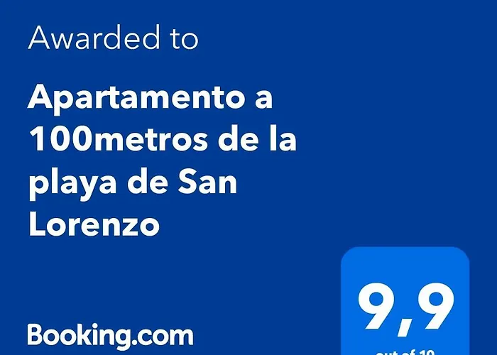 A 100metros De La Playa De San Lorenzo דירה גיחון